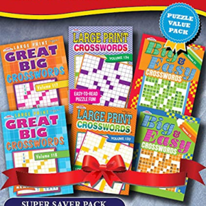 KAPPA Super Saver LARGE PRINT Crosswords Puzzle Pack